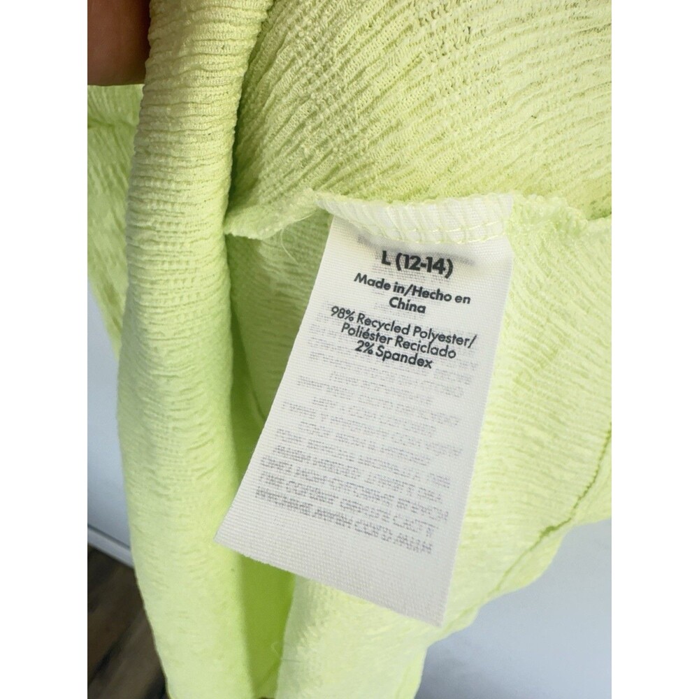 No Boundaries Juniors False Button Front Green Dress Size L(12-14) New - Picture 12 of 14